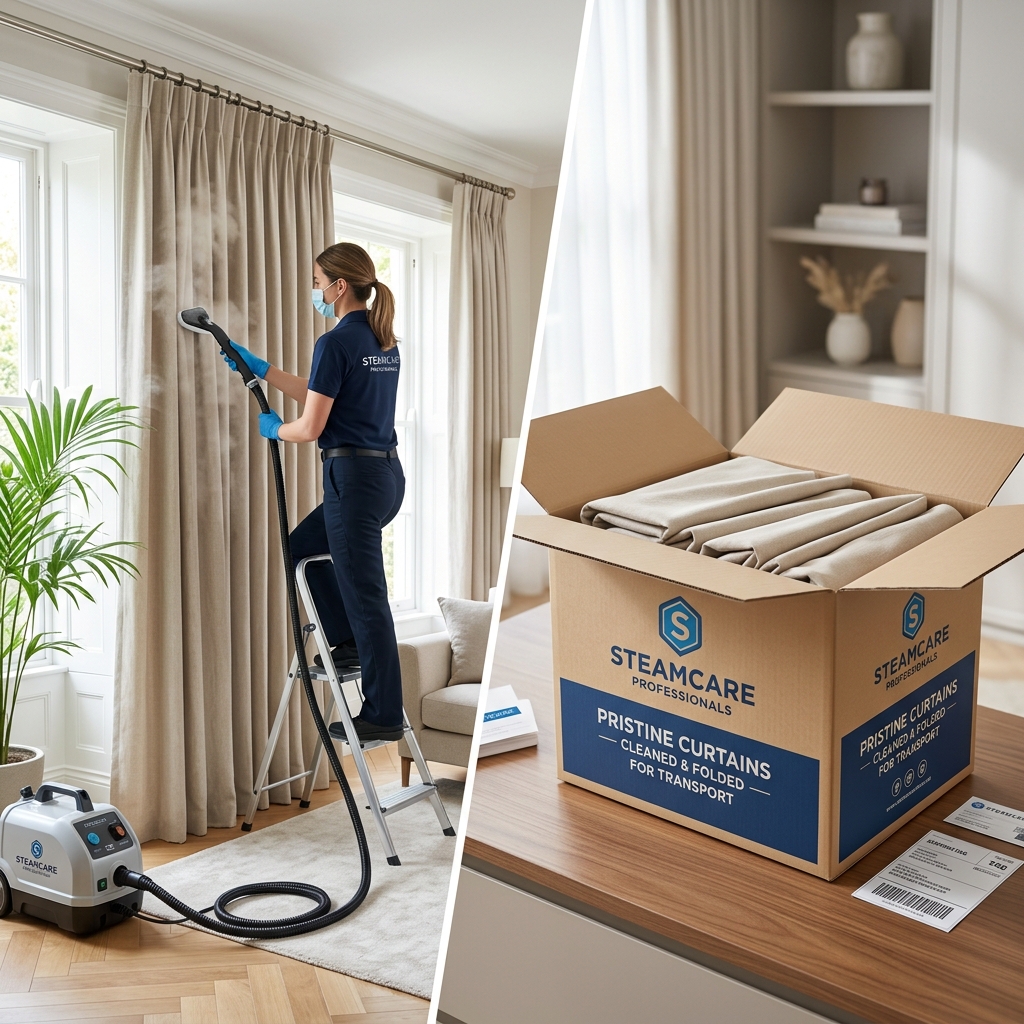 On-Site Curtain Cleaning vs Take-Away Curtain Cleaning: Pros and Cons